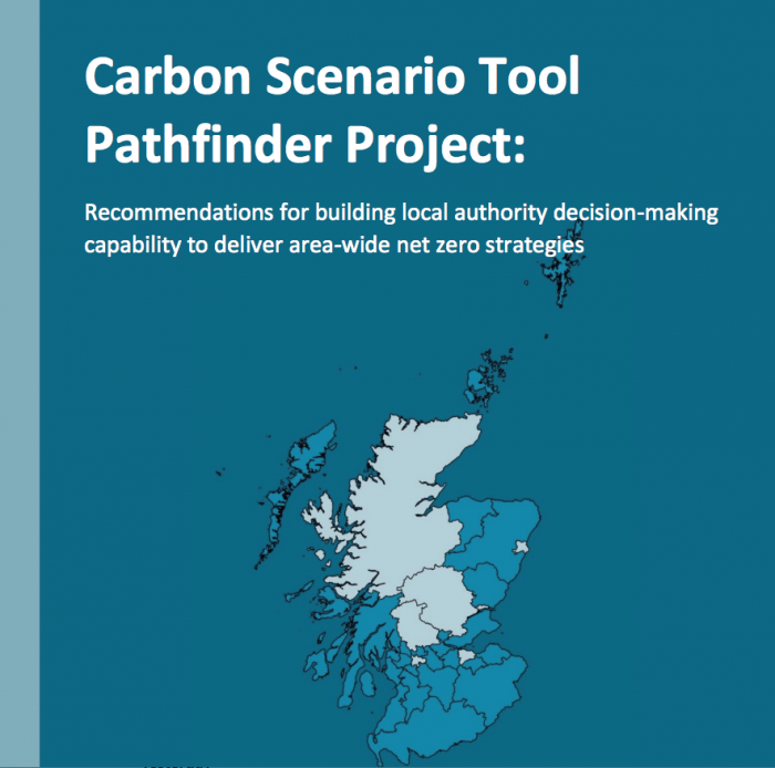 Front cover of the Carbon Scenario Tool final report