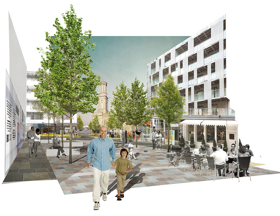 Concept image of Aberdeen's Queen Street development opportunity