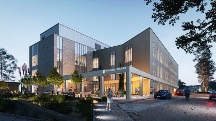 An architect's impression of the new Dundee Life Sciences Innovation Hub